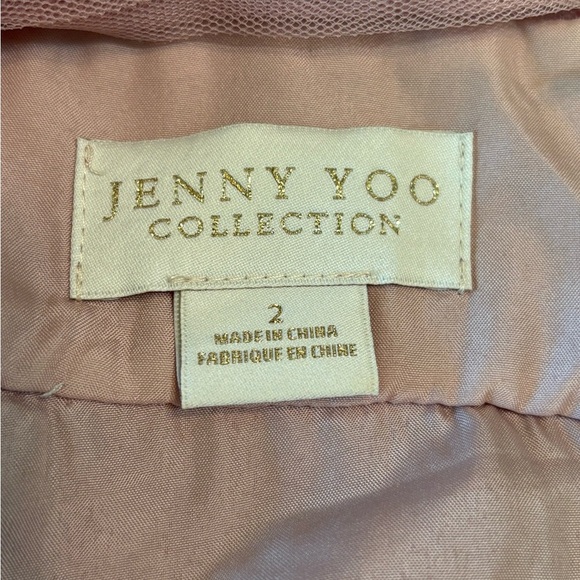 Jenny Yoo Tulle Dress, Whipped Apricot, Size 2 - Picture 6 of 16